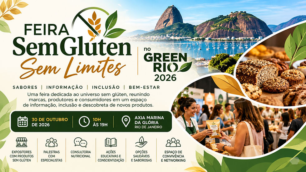 Feira Sem Glúten Sem Limites Green Rio