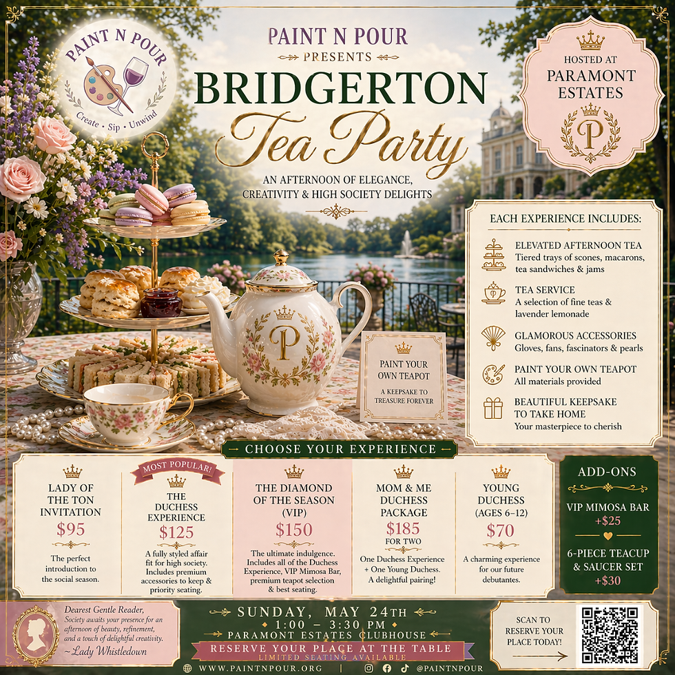 A Bridgerton Tea Party at Paramont Estates