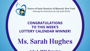 Lottery Calendar Winner - July 4, 2021