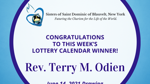 Lottery Calendar Winner - June 14, 2021