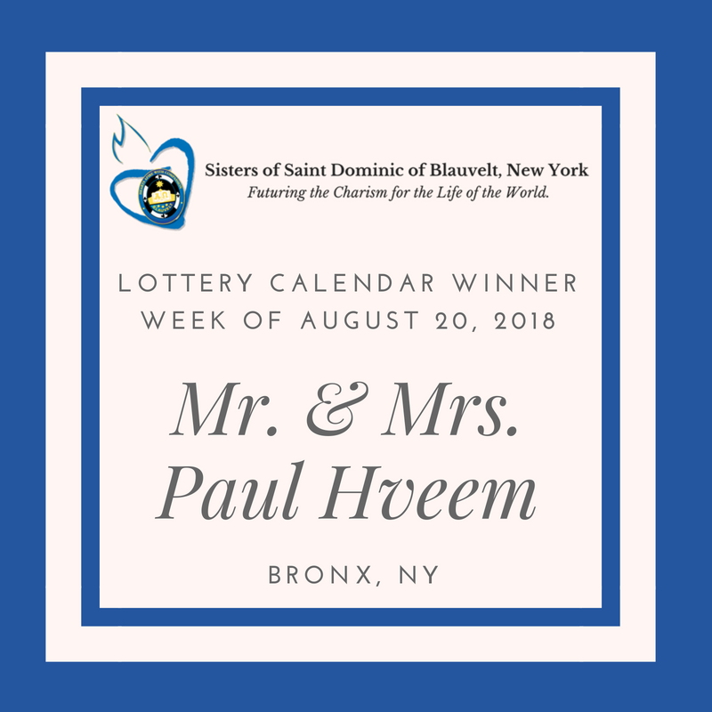 Lottery Calendar Winner