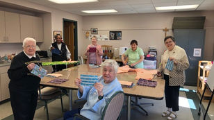 Embracing Faith Through Community: Making Masks at Marion Woods
