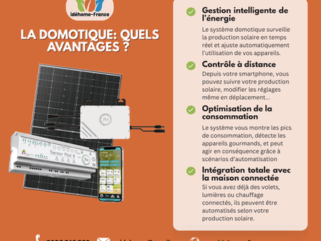🌞 Domotique & Énergie Solaire : Le duo gagnant pour une maison plus intelligente