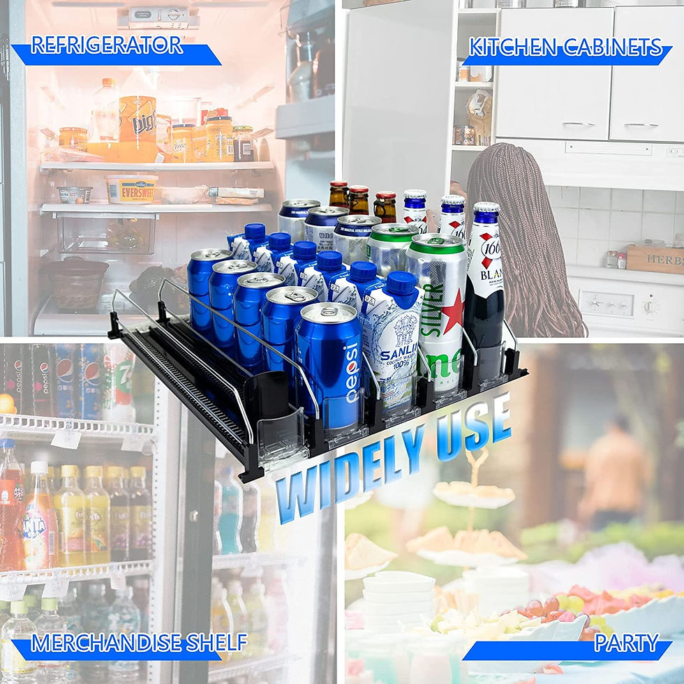 Thumbnail: Organizador de Latas e Garrafas para Geladeira
