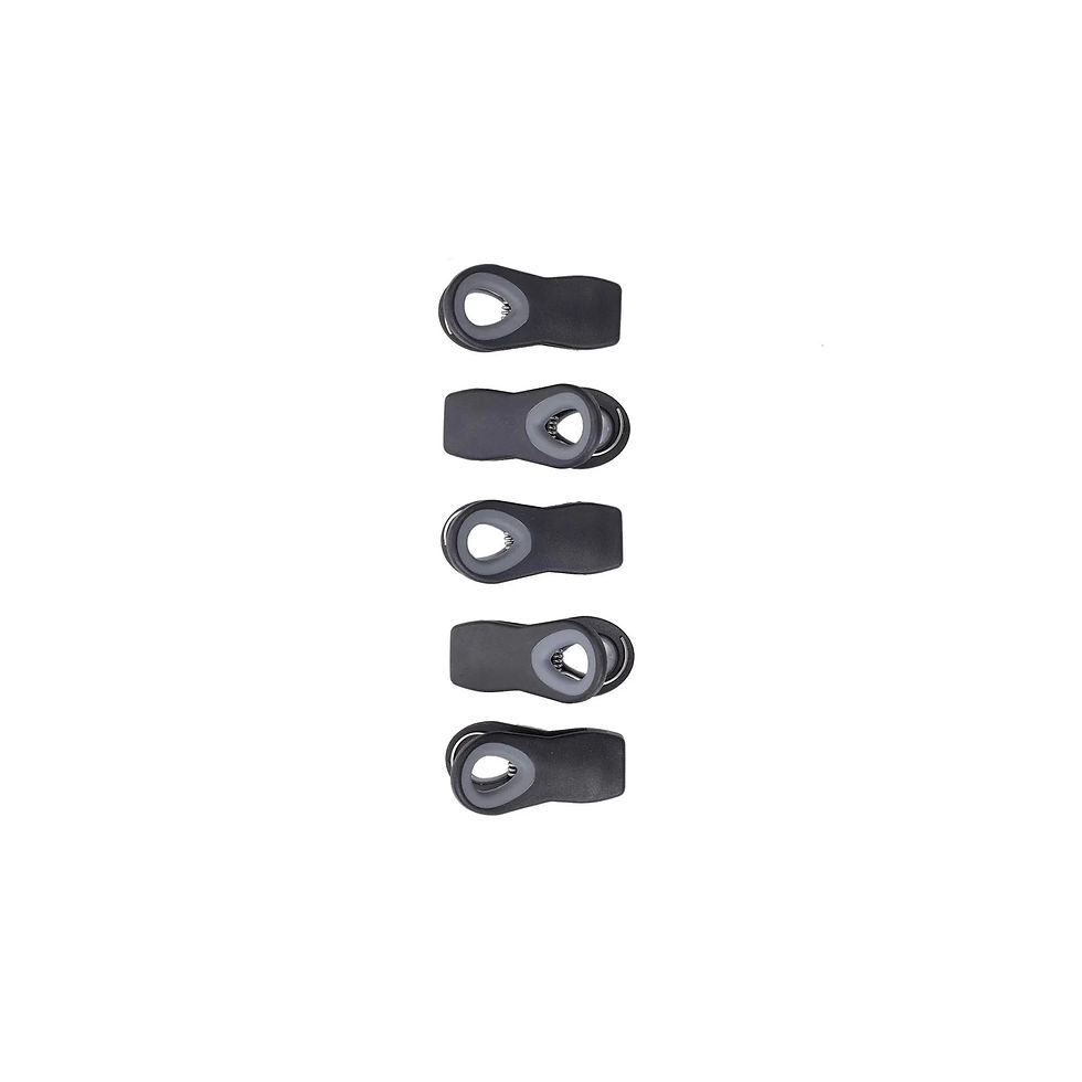 Thumbnail: 10-Piece Magnetic Bag Clip Set, Black