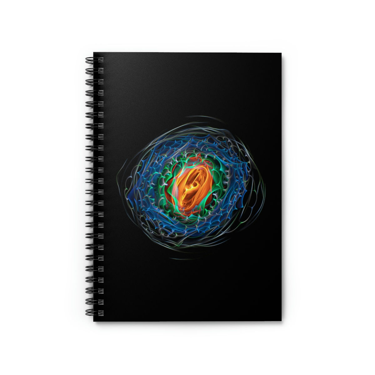 Elemental Rose Spiral Notebook - Ruled Line