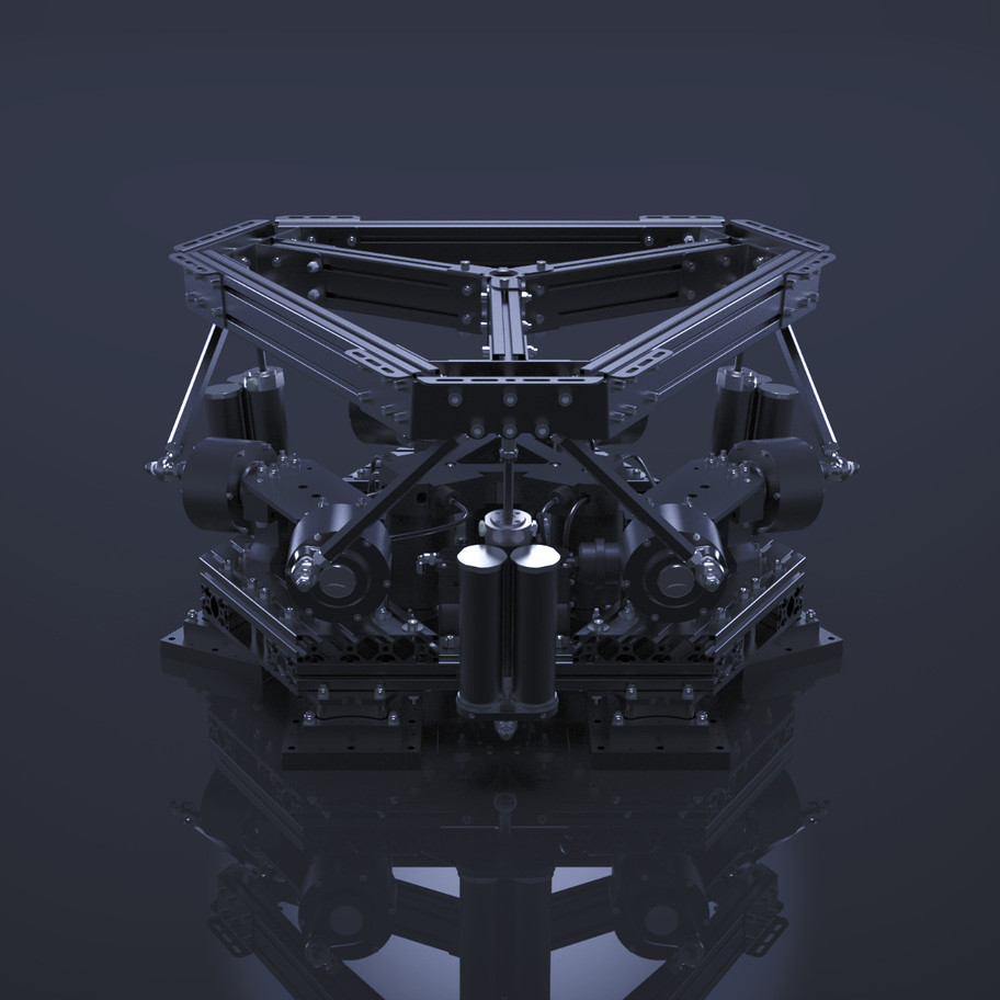 PDK motion system, best performance. 6-dof simulator