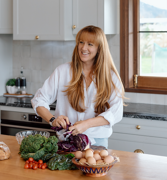 Nutritionist in kitchen