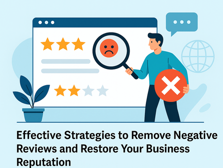 Effective Strategies to Remove Negative Reviews and Restore Your Business Reputation
