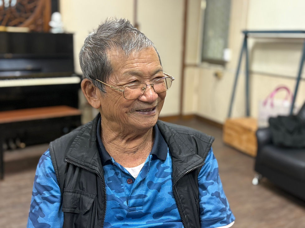 東勢共生之家-阿公的最美笑容