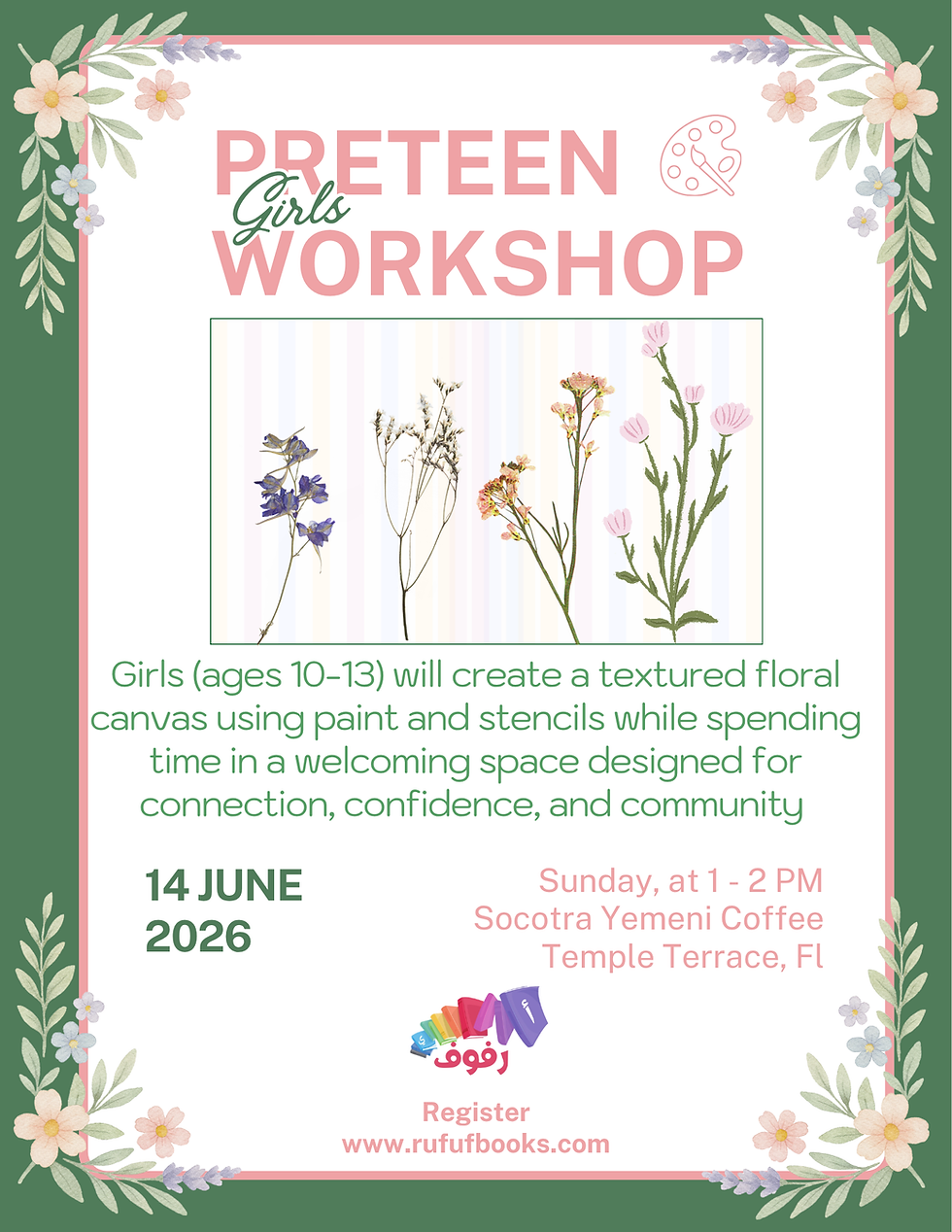 Pre-Teen Girls Workshop - In Bloom