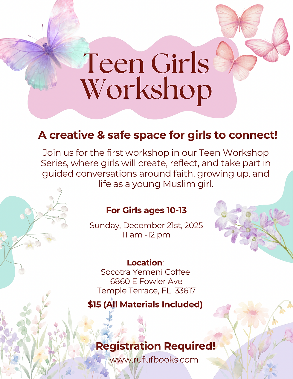Teen Girls Workshop