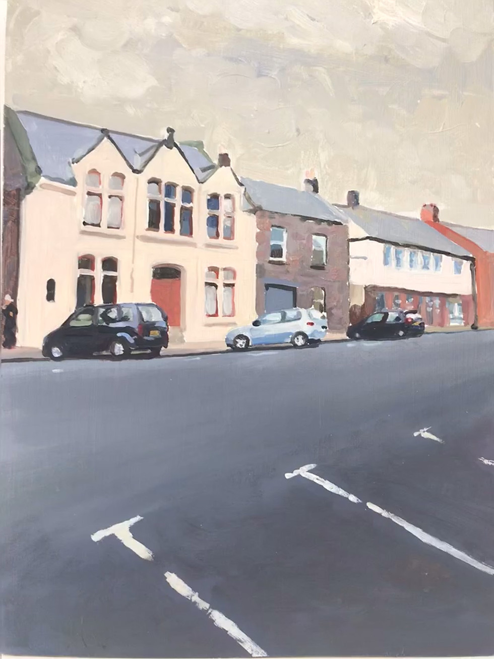 Thumbnail: Off Wallace Green - Berwick upon Tweed - oil on board