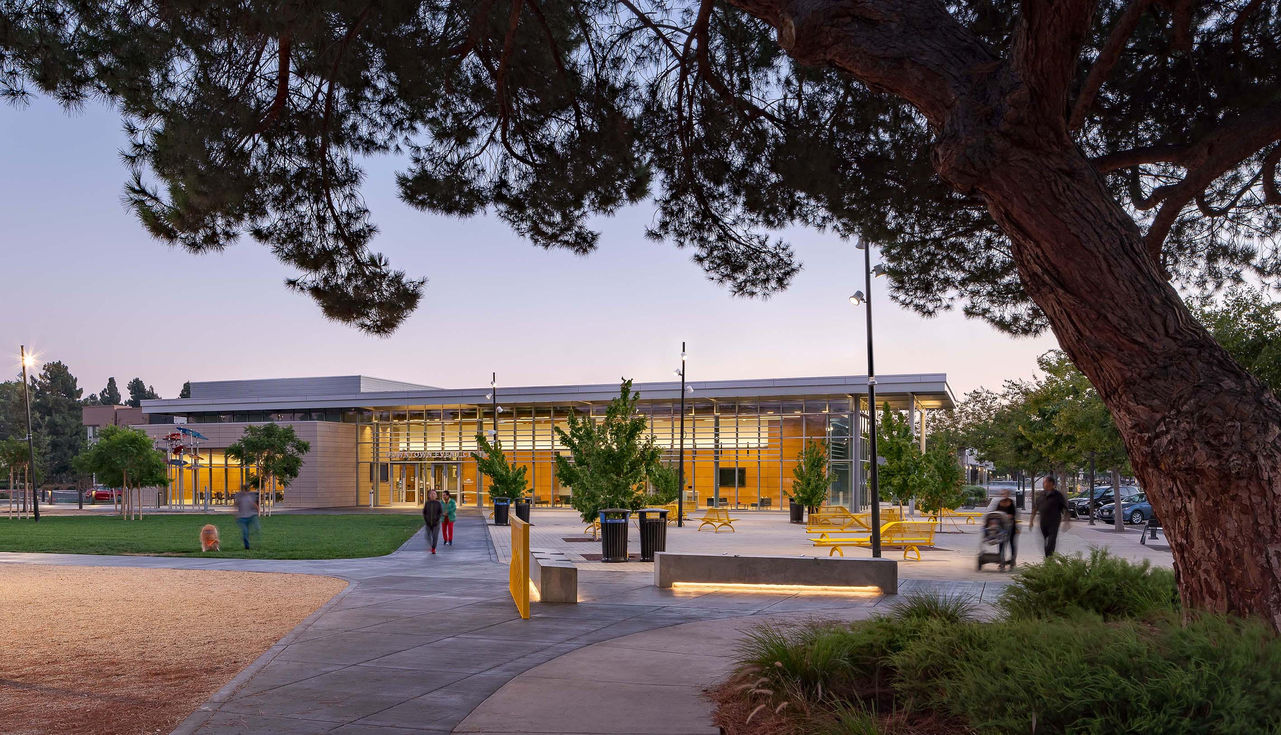 Exterior view of Fremont Civic Center