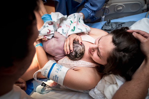 Birth Hour Photography Hospital Natural