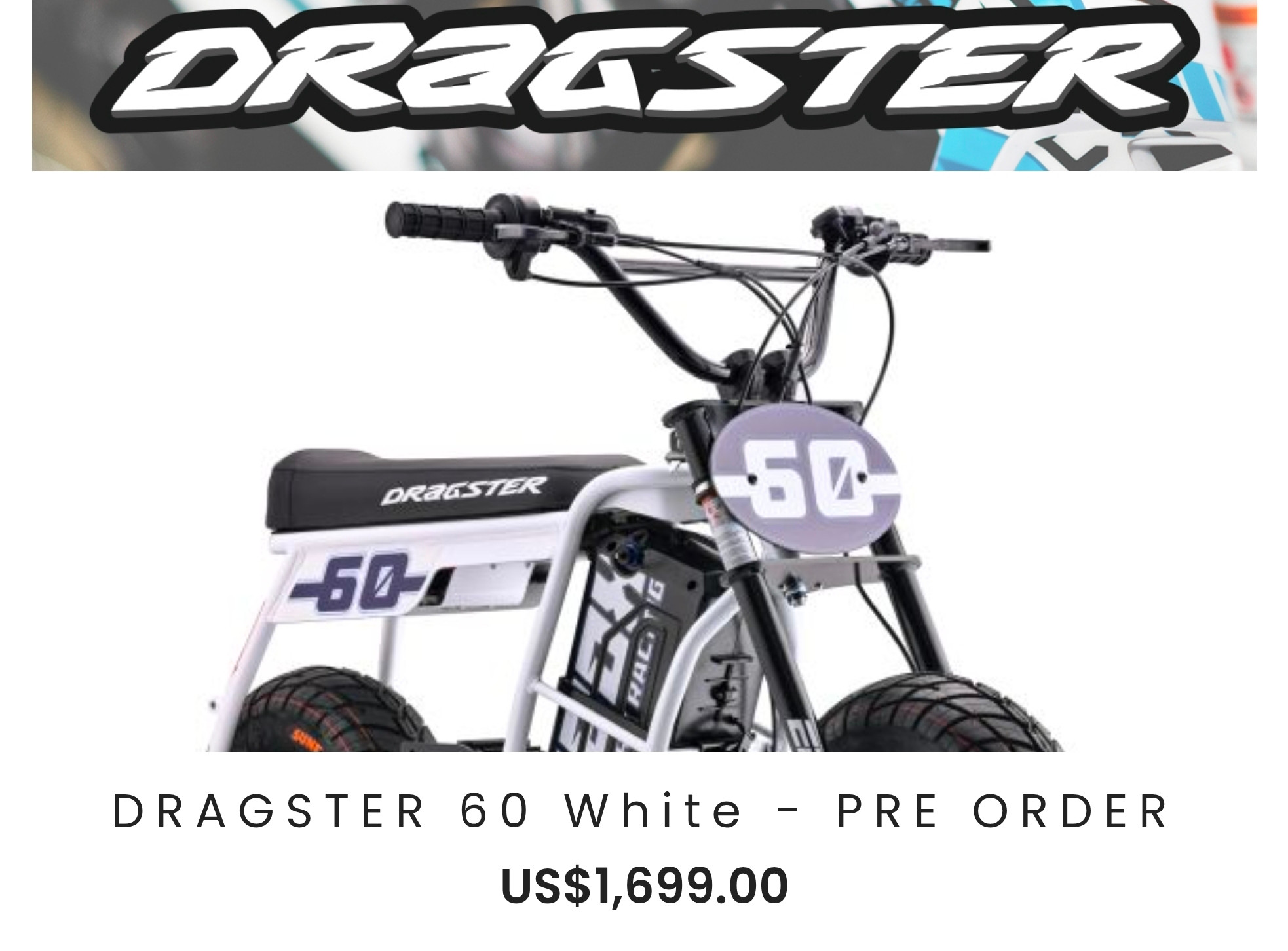 Dragster 60 white