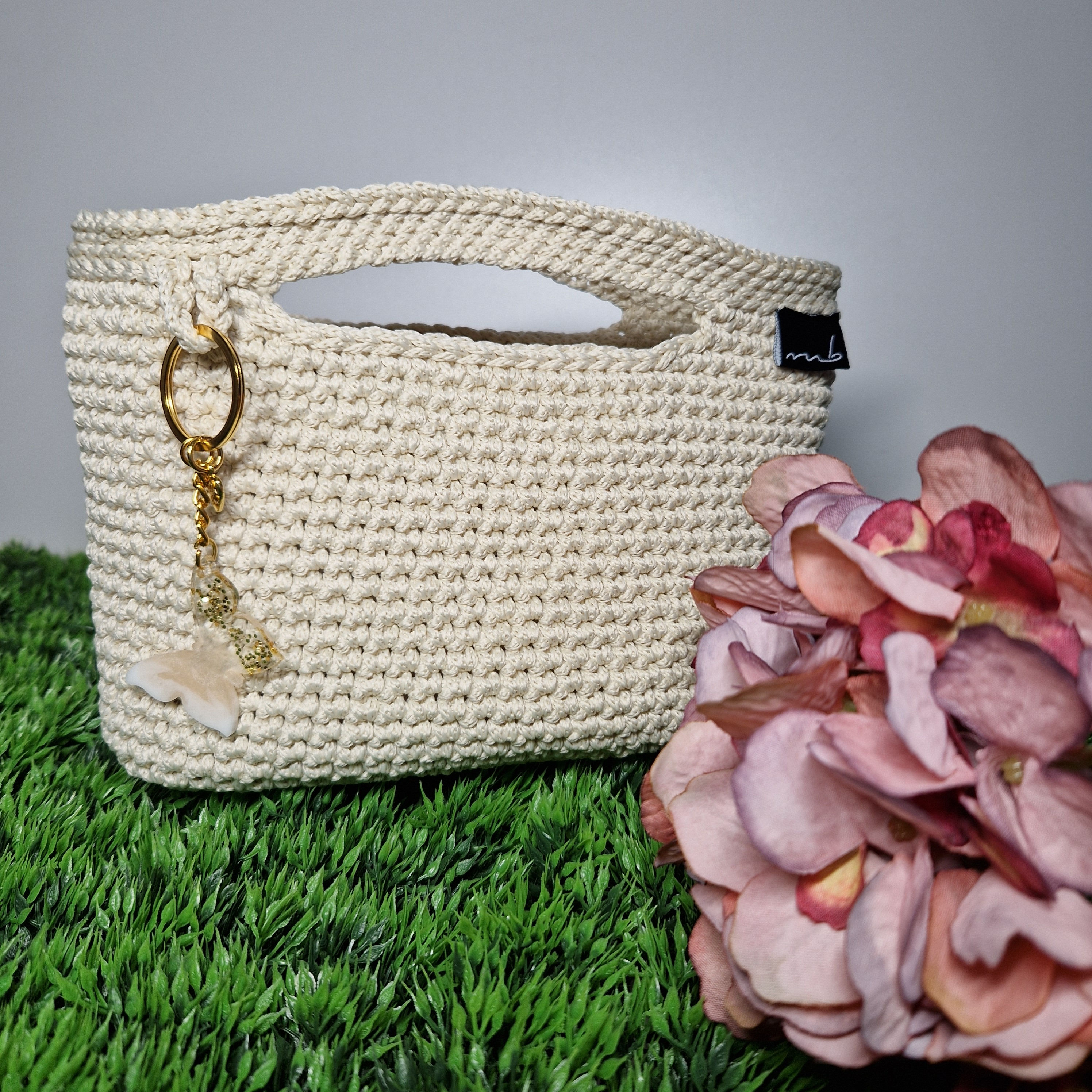 Handtasche, gehäkelt, mbardanca