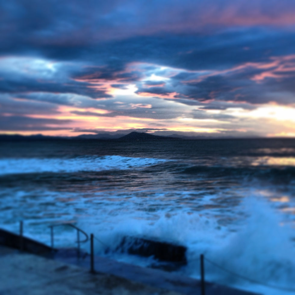 Coucher de soleil à la Côte 6