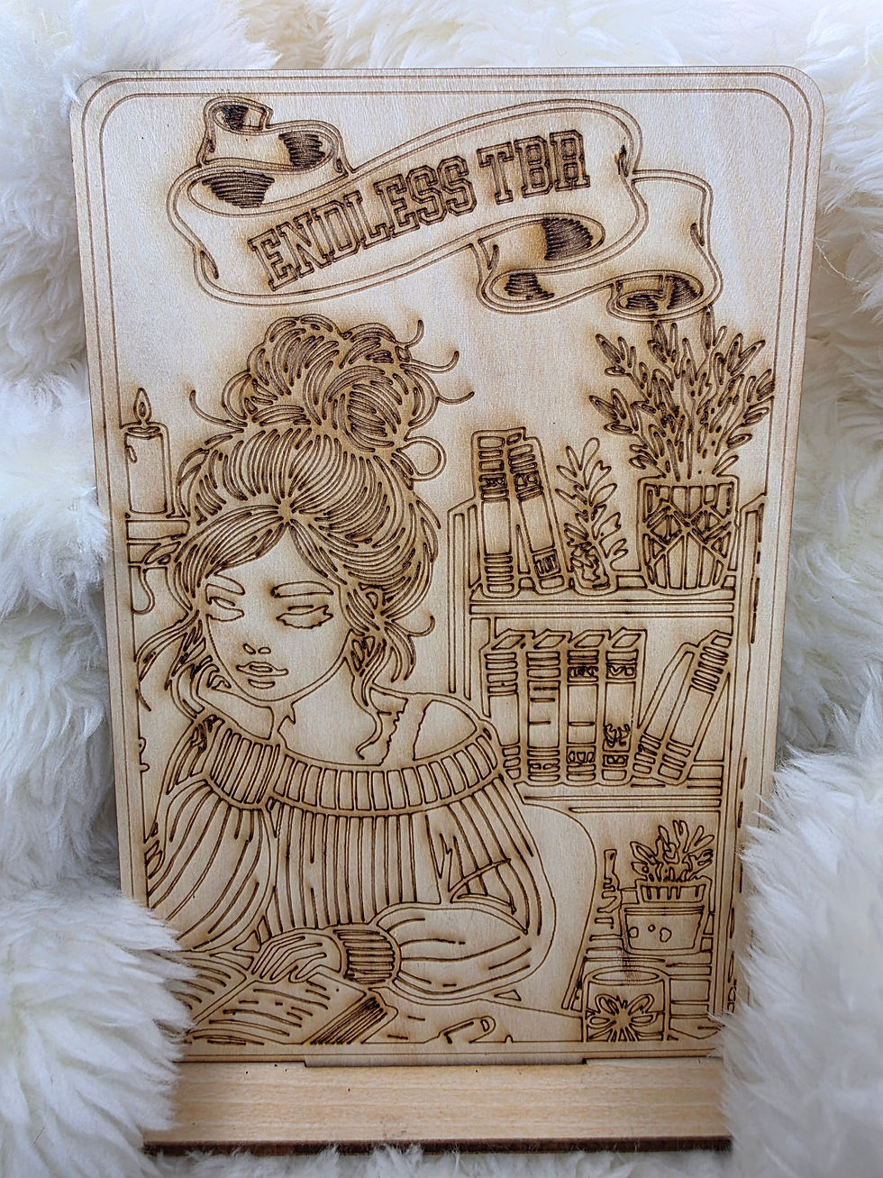 Thumbnail: Endless TBR Wood Sign