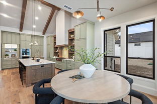 Interior of a home by Willow Creek Homes.