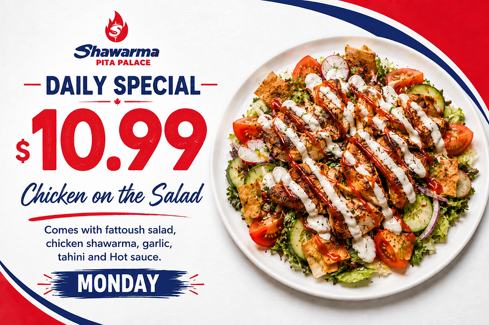 Shawarma Daily Special_Monday Chicken Salad