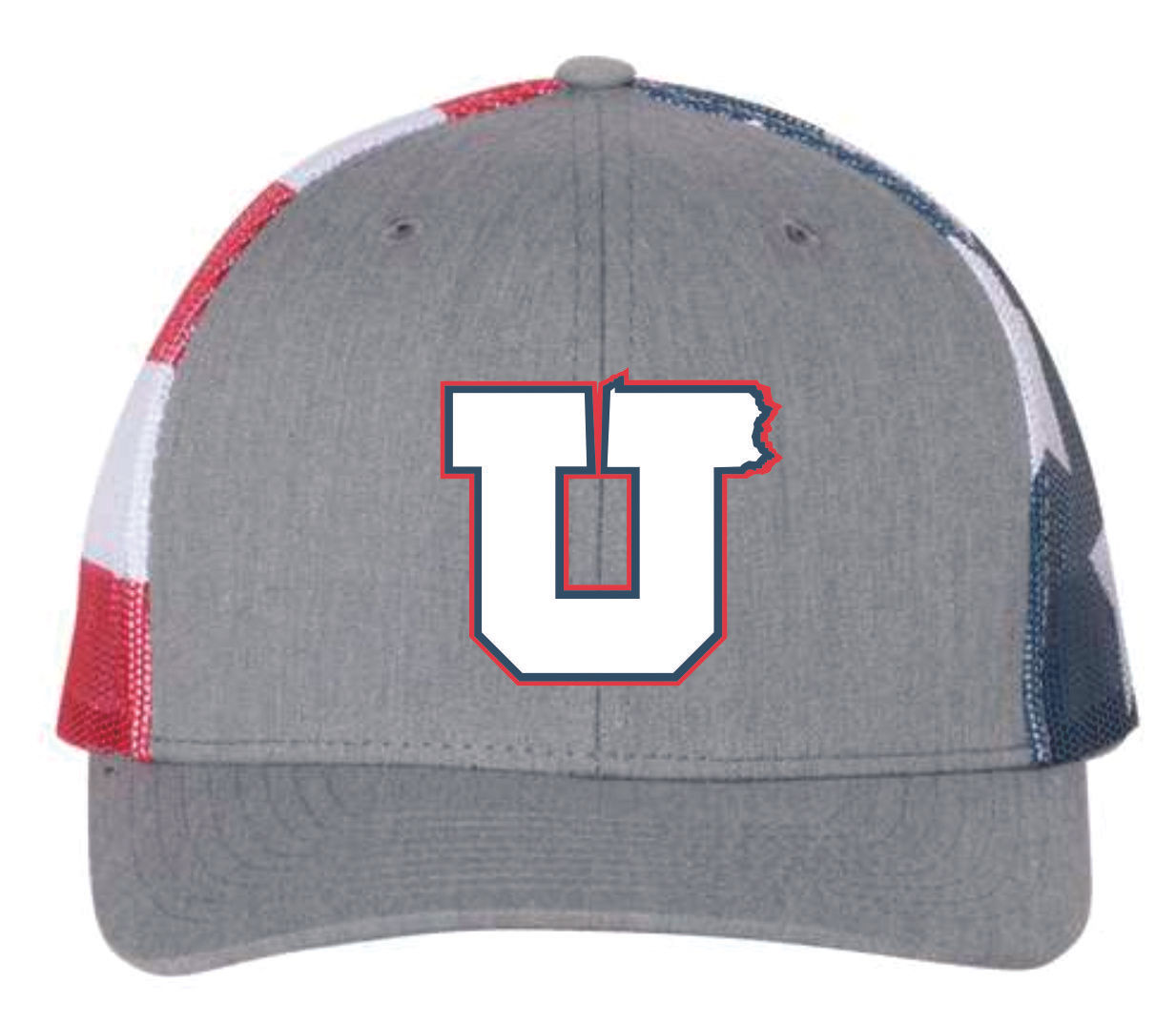 Embroidered American Flag Trucker Snapback