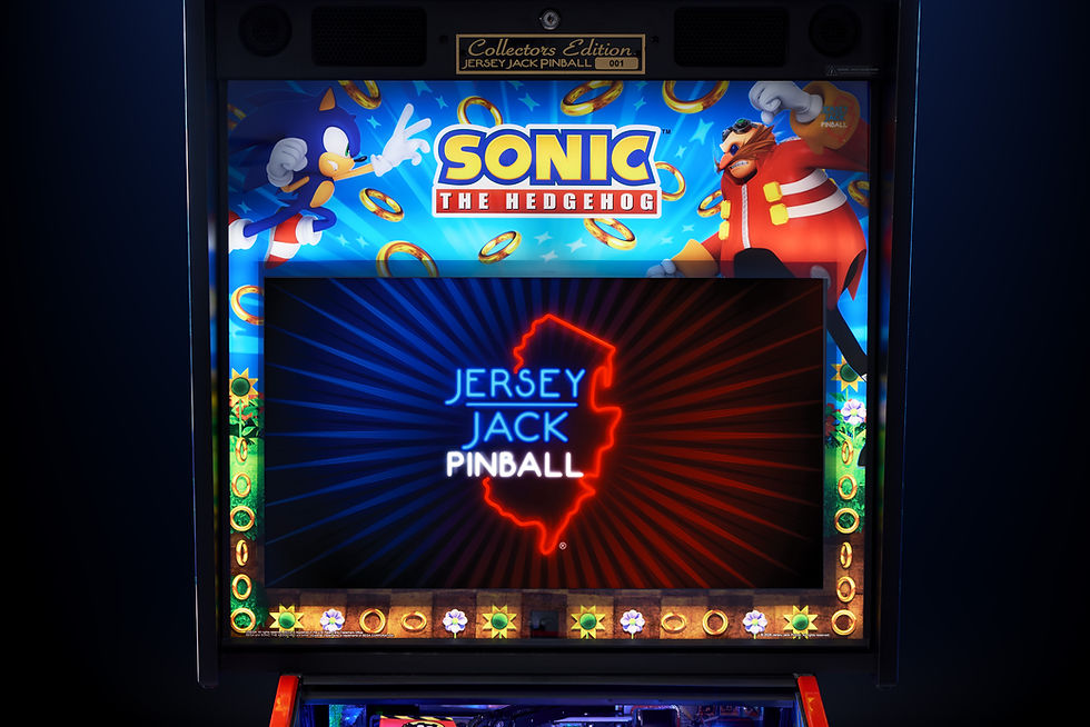 Jersey Jack Pinball and SEGA® Announce the Official Sonic the Hedgehog ™ Pinball Machine | The Gamerheads Podcast