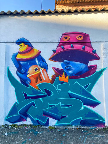 Pintura mural em Jacaraípe - Serra