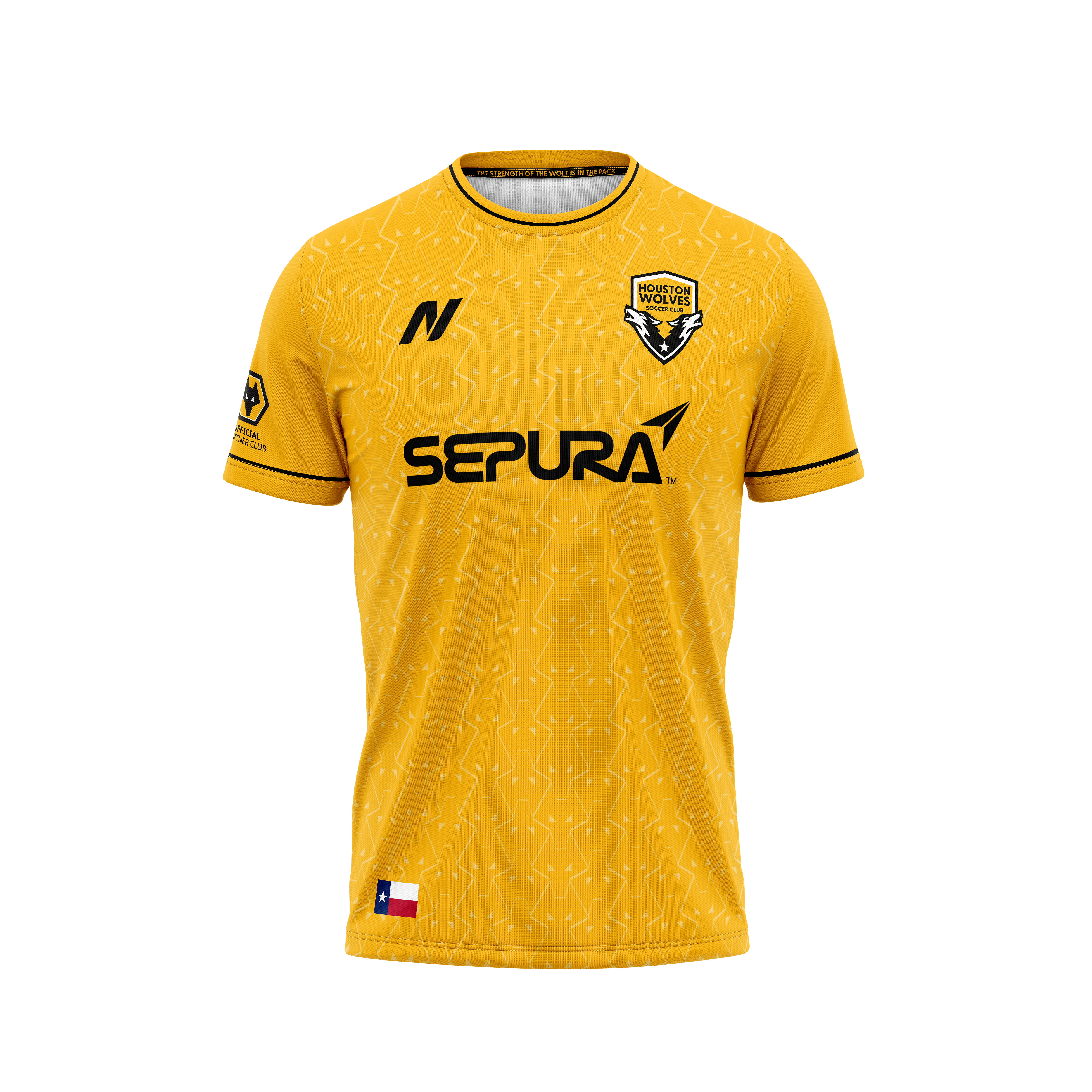 Houston Wolves Essential Away Game Jersey (Junior Wolves)