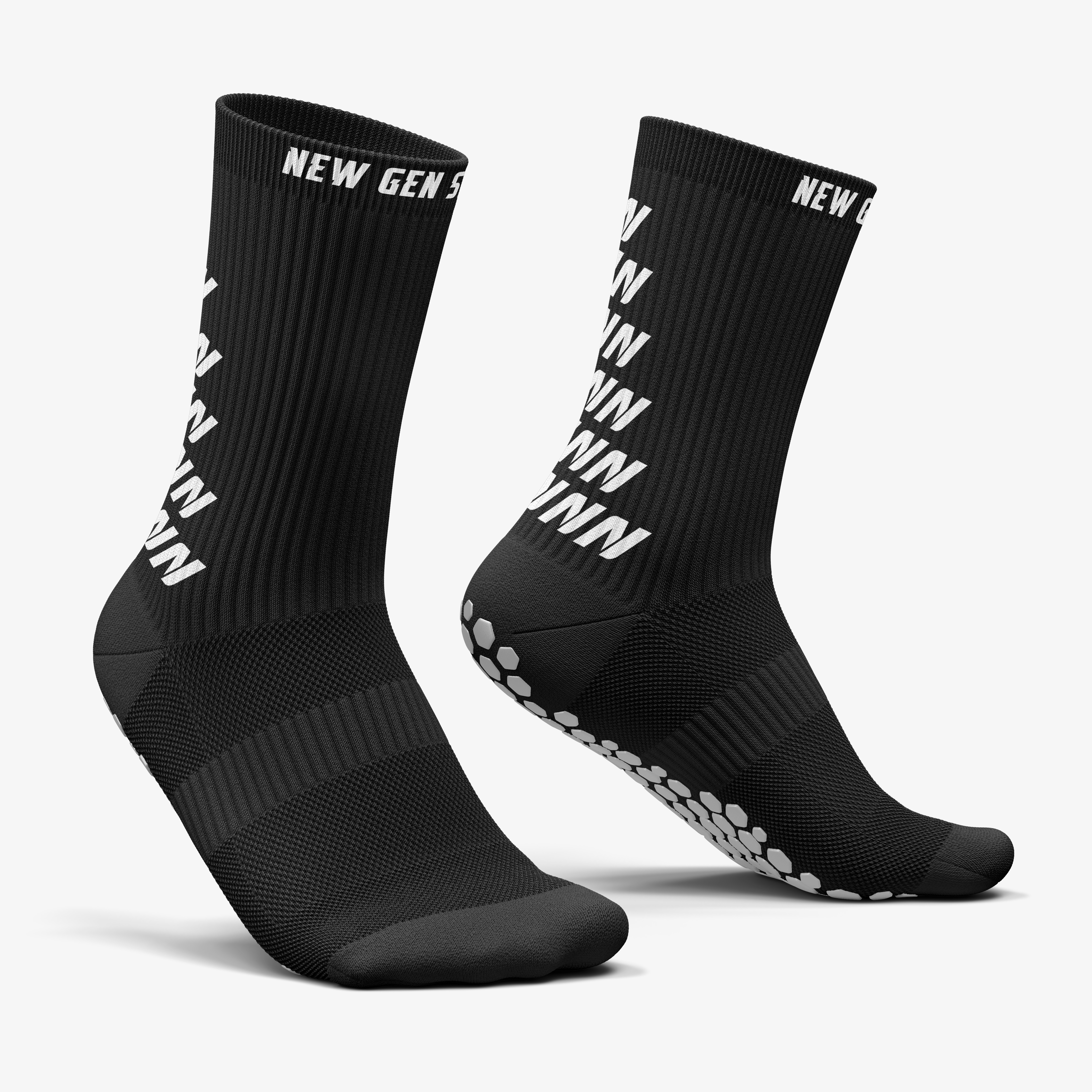 AC Atletico x New Gen Grip Socks (Black)