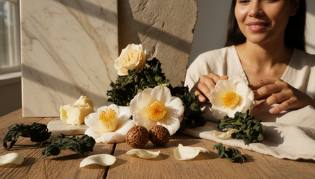 Why Chamomile Hydrosol and Camellia Oil Are the Best Natural Body Lotion Ingredients for Dry Skin