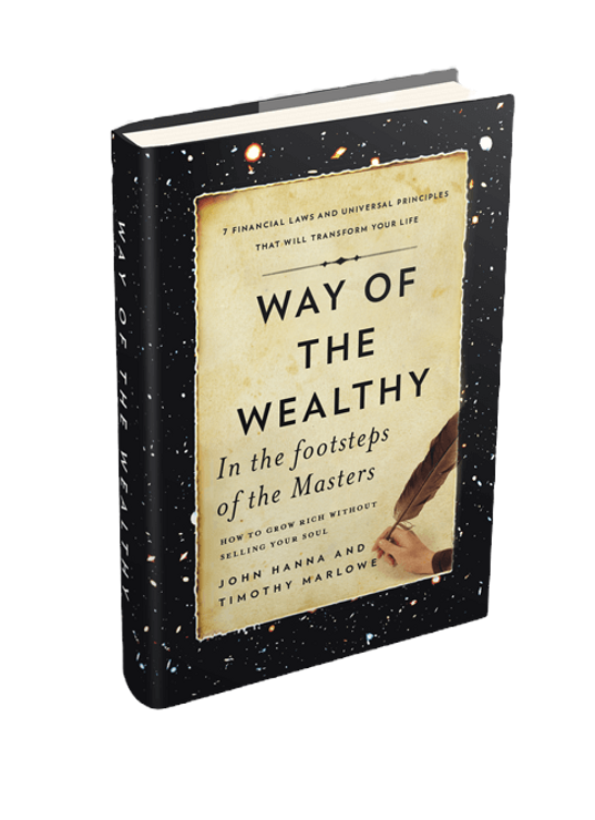 Cover of the book ‘The Way of the Wealthy’ by John Hanna, showing a minimalist design with bold title typography.