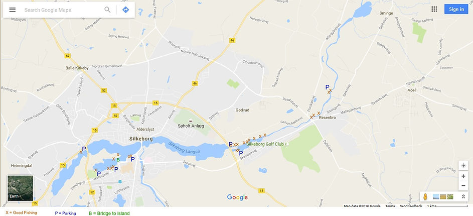 SIlkeborg Fishing Areas