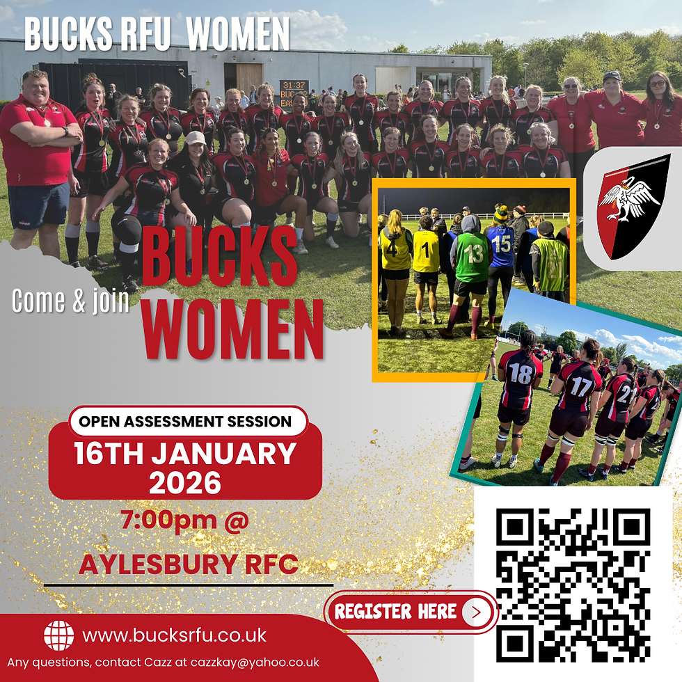 Open assessment session for Bucks RFU Women