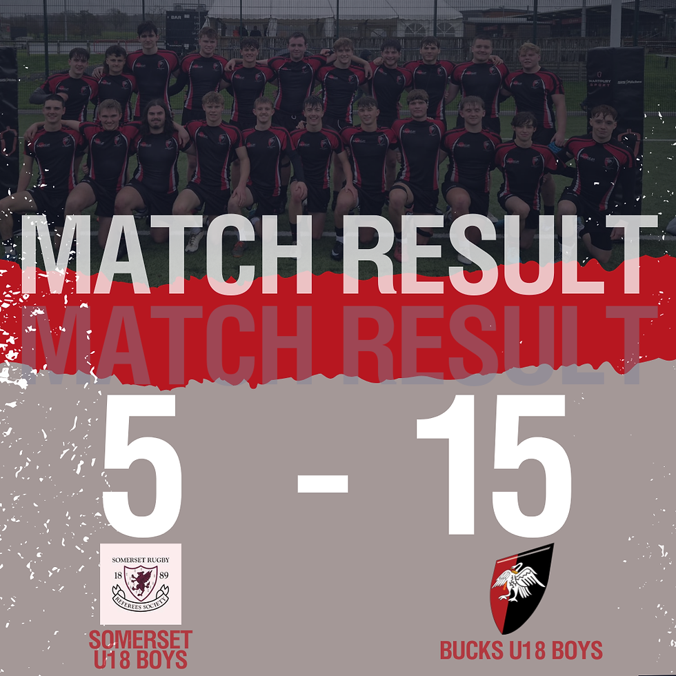 Great 5-15 win against Somerset for U18 Boys