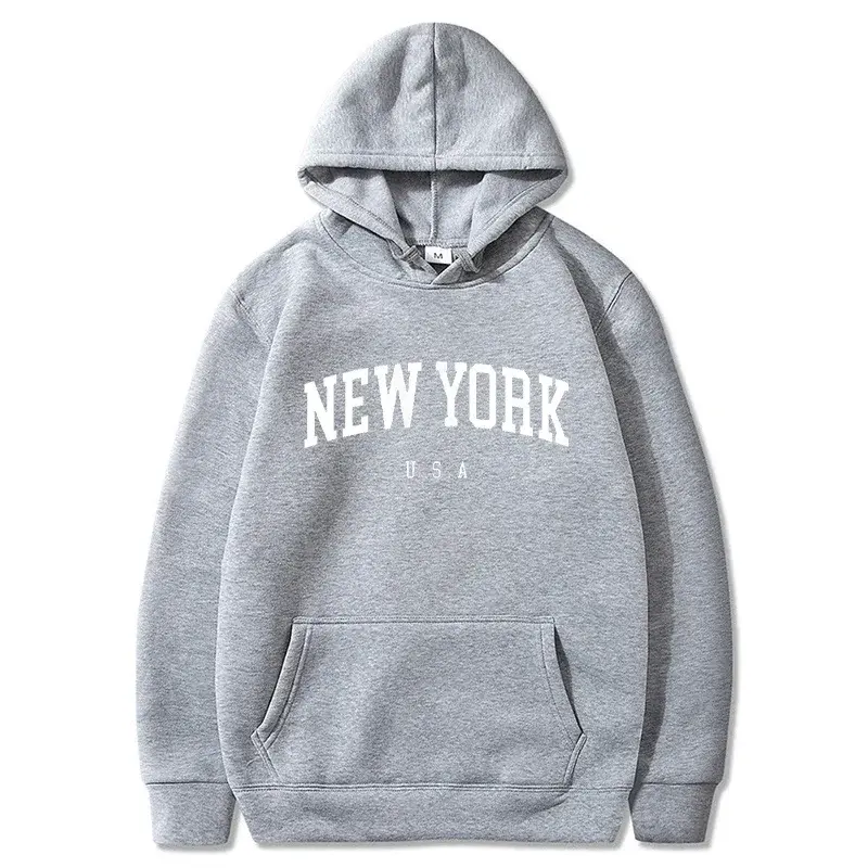 Miniatura: Moletom New York U.S.A City Hoodies Fashion Letter Printed Graphic Sweatshirts