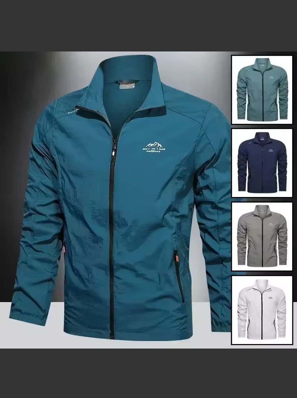 Miniatura: Jaqueta esportiva masculina casual 