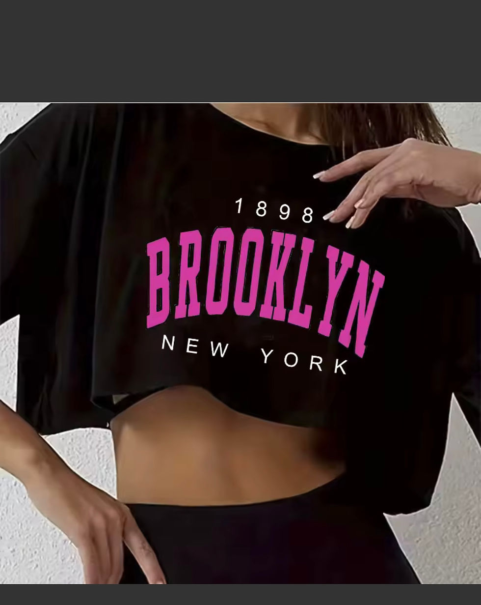 Miniatura: Cropped feminino Los Angeles, brooklyn 