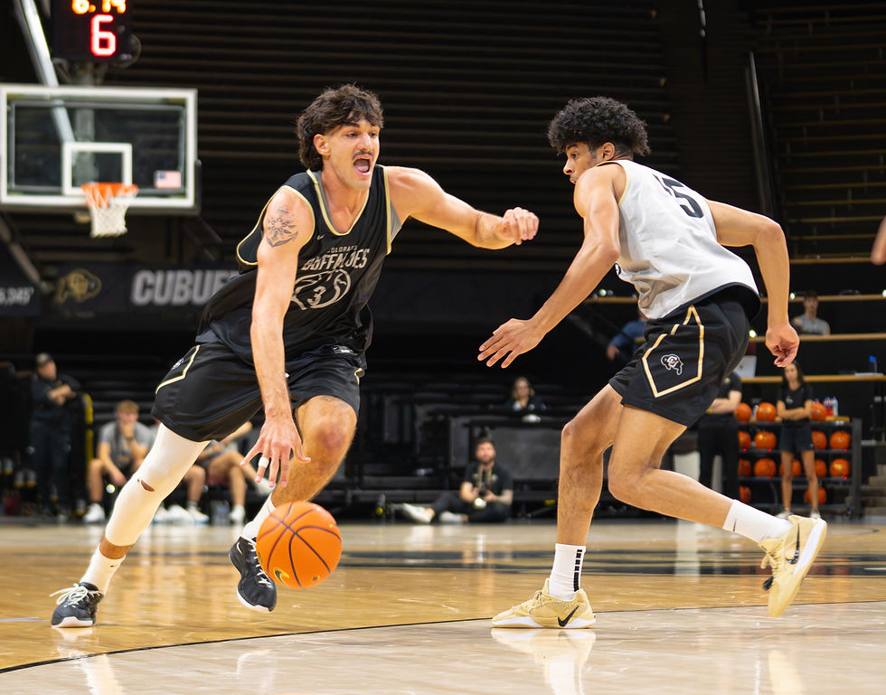 Colorado Buffaloes basketball Alon Michaeli scrimmage