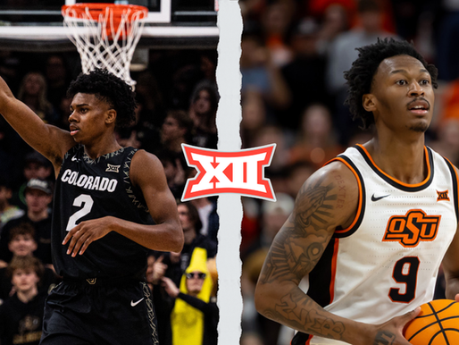 Colorado guard Isaiah Johnson and Oklahoma State guard Anthony Roy