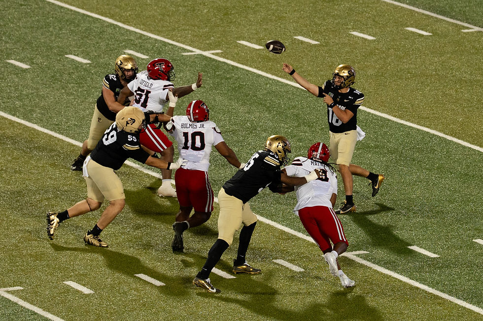 colorado buffaloes quarterback isaac wilson texas tech red raiders
