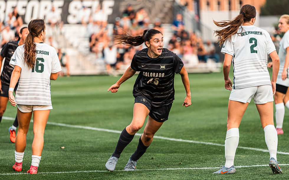 Hope Leyba Colorado Buffaloes soccer Michigan State Spartans