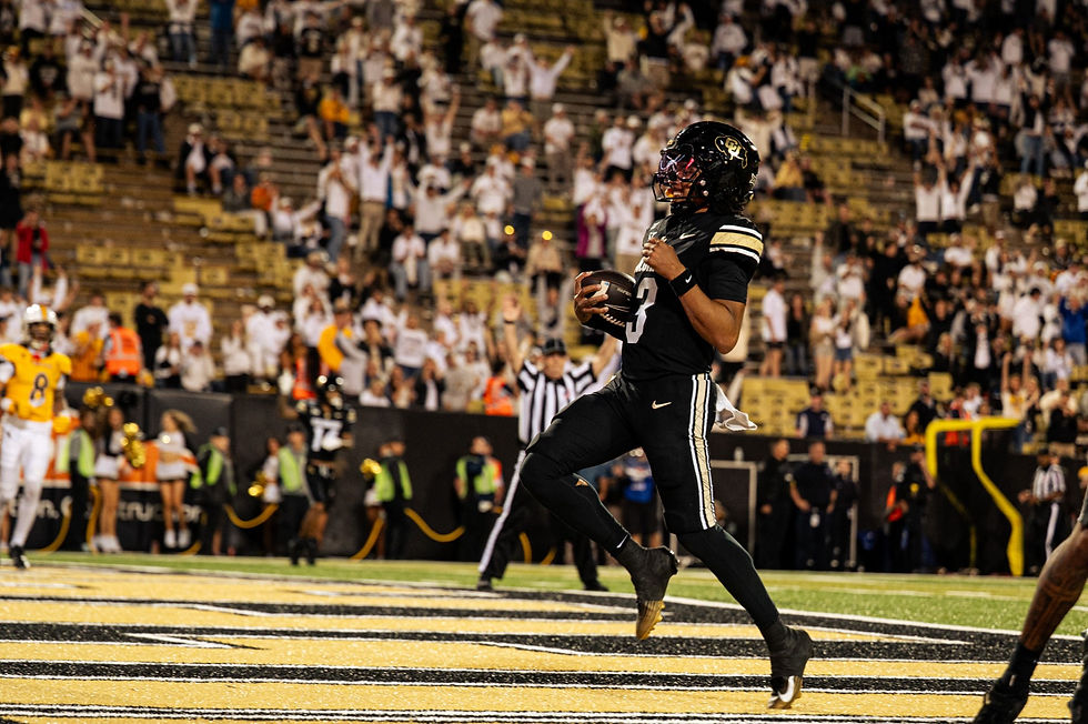 Kaidon Salter Colorado Wyoming touchdown quarterback Deion Sanders