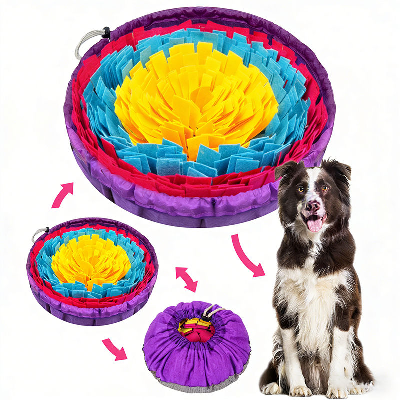 Pet Snuffle Mat Indoor Dog Training Snuff Mat for Cats Dogs Stress Relief and Sl