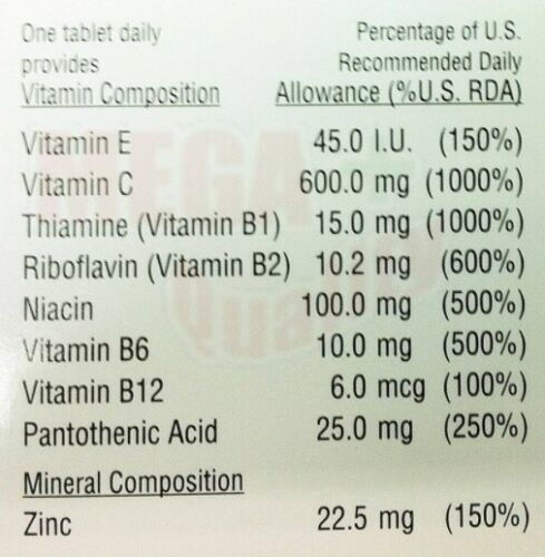 Thumbnail: Z-BEC High Potency Multivitamins tablets