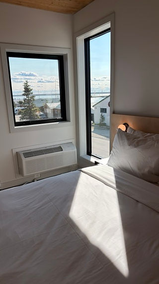 New wing of the Tundra Inn - 2nd floor view room