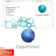 Publicidad Lentes de contacto Biom-edics 55 Evolution asphere Asféricos