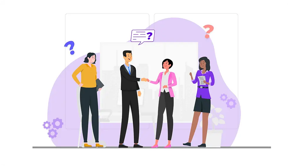 A group of people using Icebreaker Questions