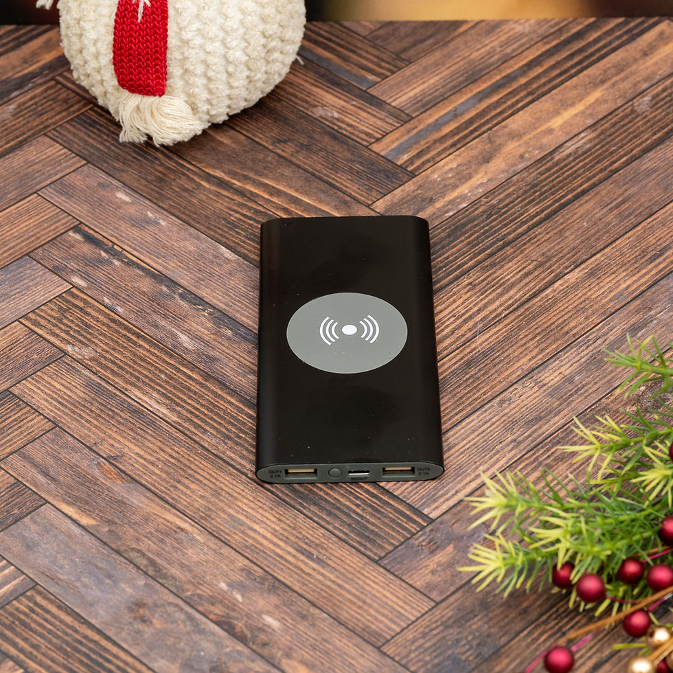Thumbnail: Aluminum Power Bank and Wireless Phone Charger