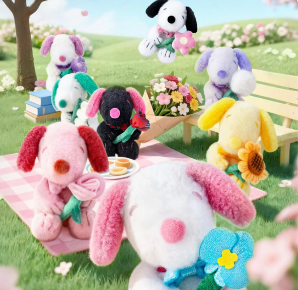 SNOOPY Flower Gift Plush Blind Box mystery